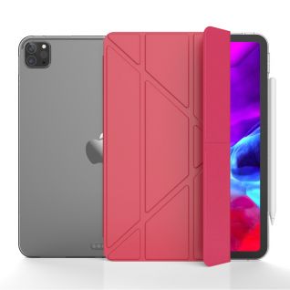 Mutural Transformers Series PU Leather Case Clear TPU Back Cover For ipad 2020 Pro