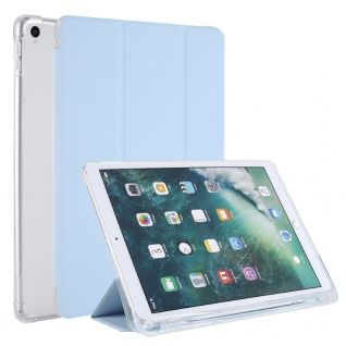 Fabric iPad Case Clear TPU Cover With Pencil holder For For All iPad Models 